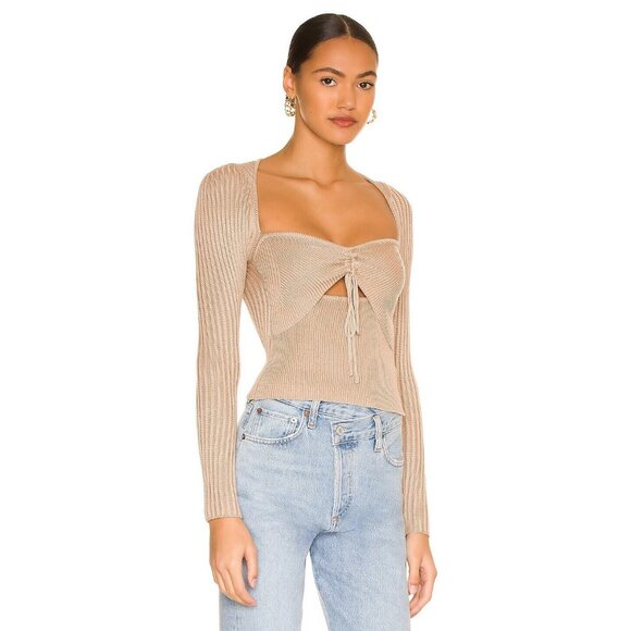ASTR the Label Cortana Sweater in Nude Neutral - Picture 2 of 5